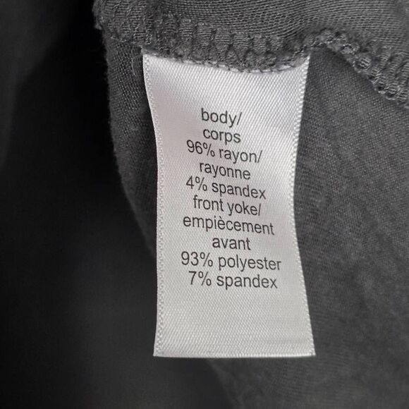 Maurices 24/7 Gray Knot Hem Sleeveless Top Eyelet XL - Picture 6 of 7